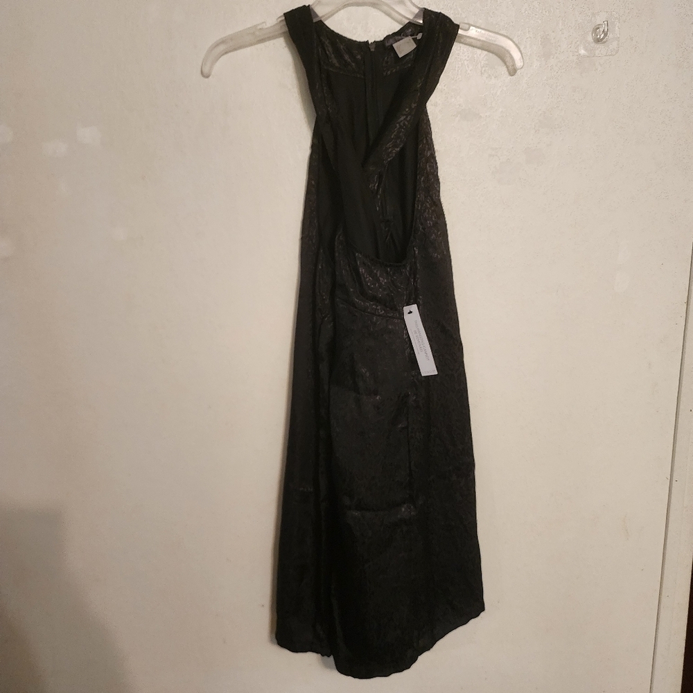 Venus Black Halter Neck Dress Lined Size M NWT